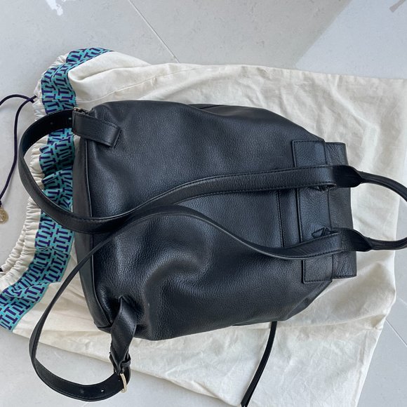 Tory Burch Drawstring Leather Backpack - Picture 3 of 4